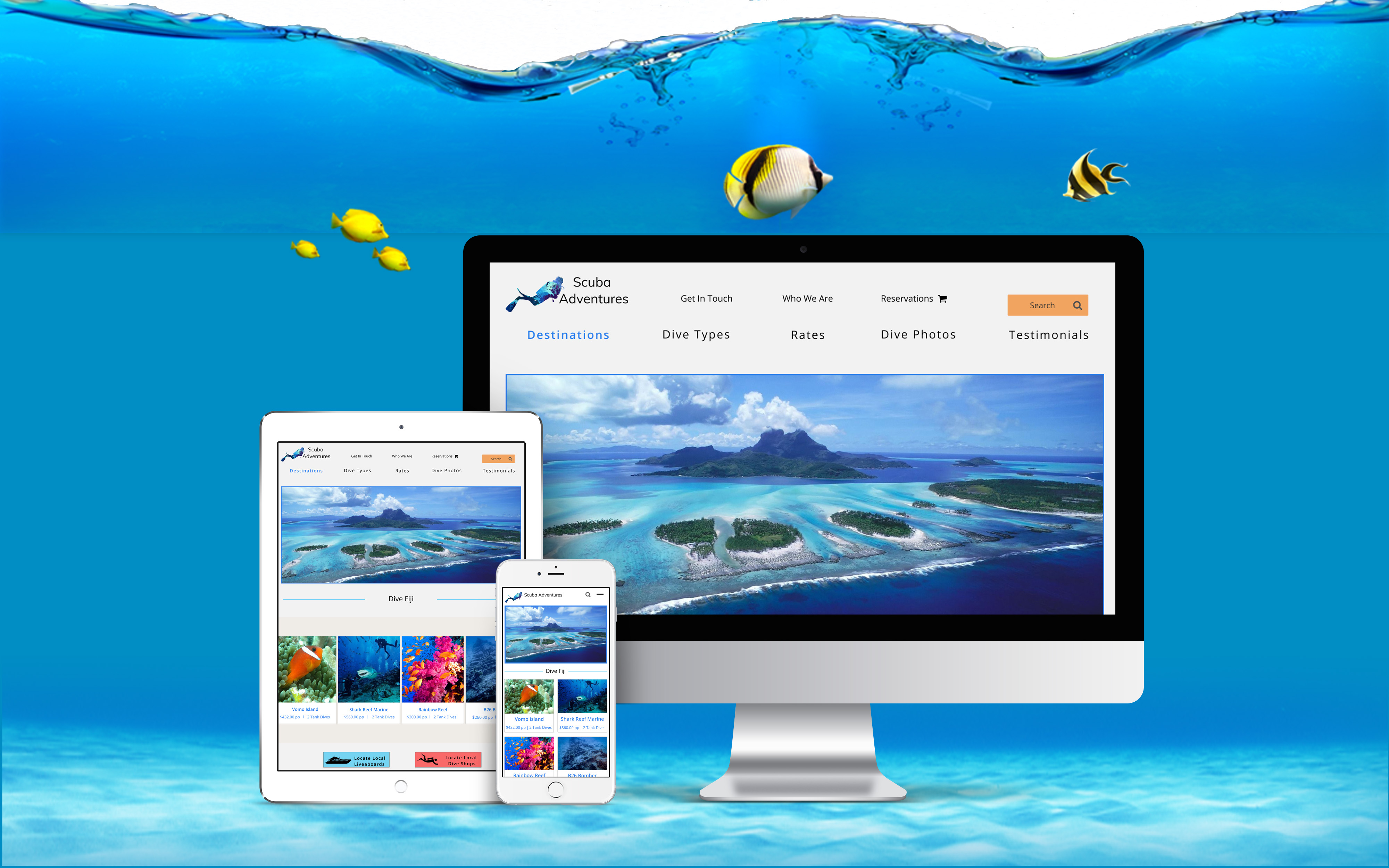 Scuba Adventures water scene